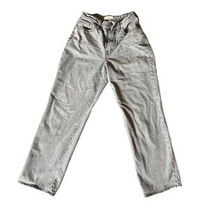 Abercrombie & Fitch Gray High Rise Studded Jeans